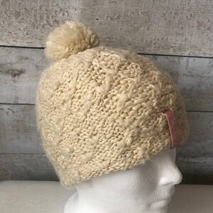 Lululemon Metallic Wool blend knit beanie.